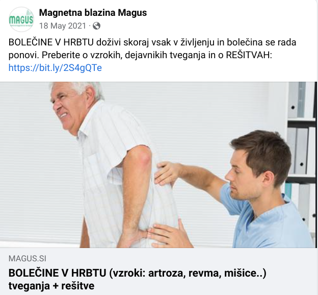 bolečine v hrbtu - offsite seo